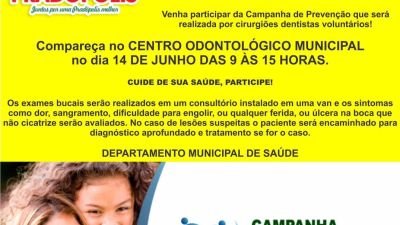 Vereadores participaram da Campanha Sorria Para a Vida!