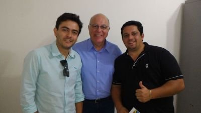 Os Vereadores Daniel Souza e Thiago Aquino estiveram com o Secretário da Agricultura e Deputado Federal Arnaldo Jardim