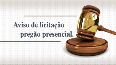 Aviso de Licitação - Pregão Presencial nº 001/2021